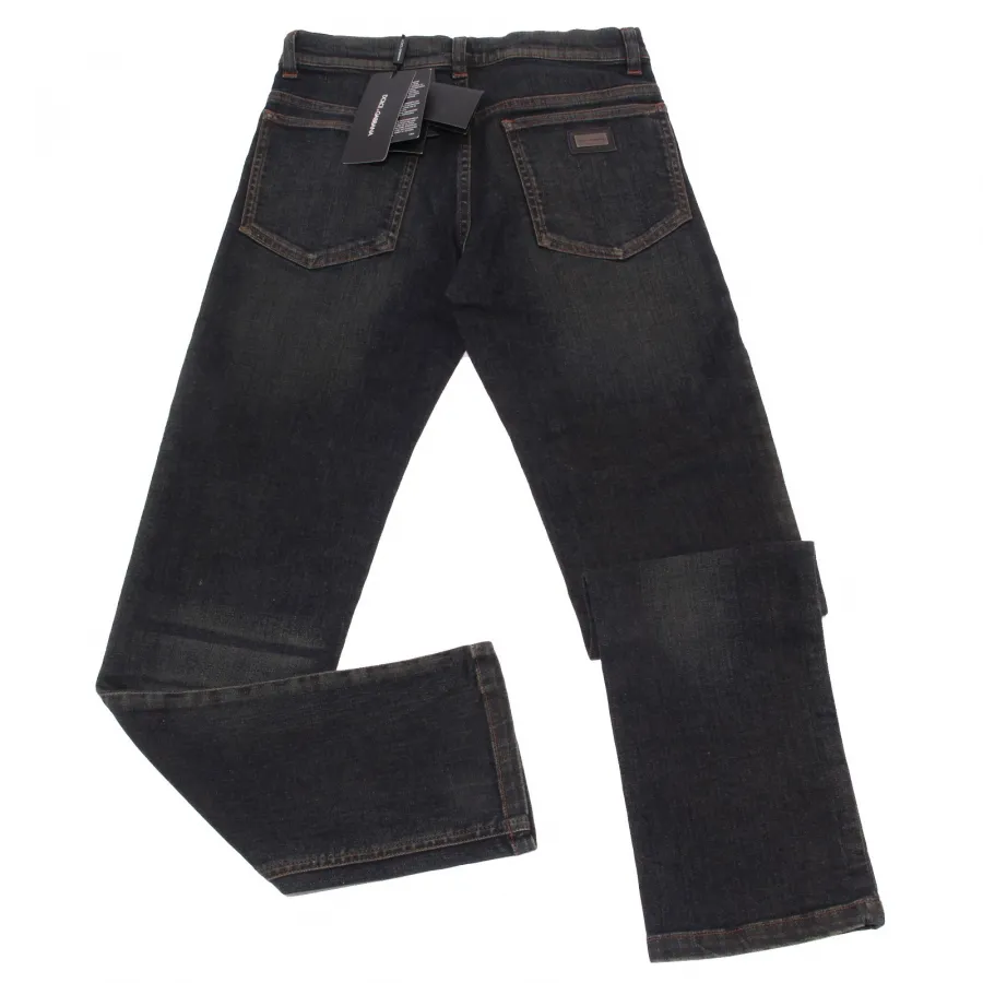 Dolce & Gabbana Dark Blue Kid's Trouser Pant Jeans
