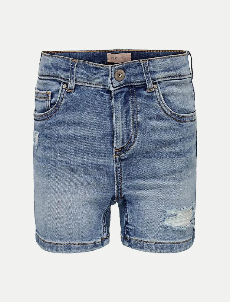 Blue Denim Bermuda Shorts