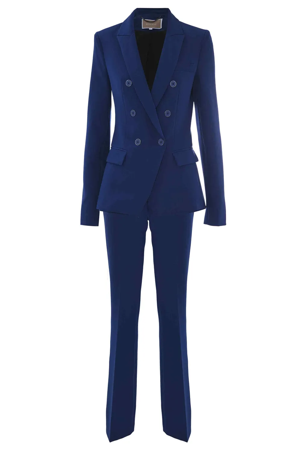 Double-Breasted Suit Jacket in Bluette