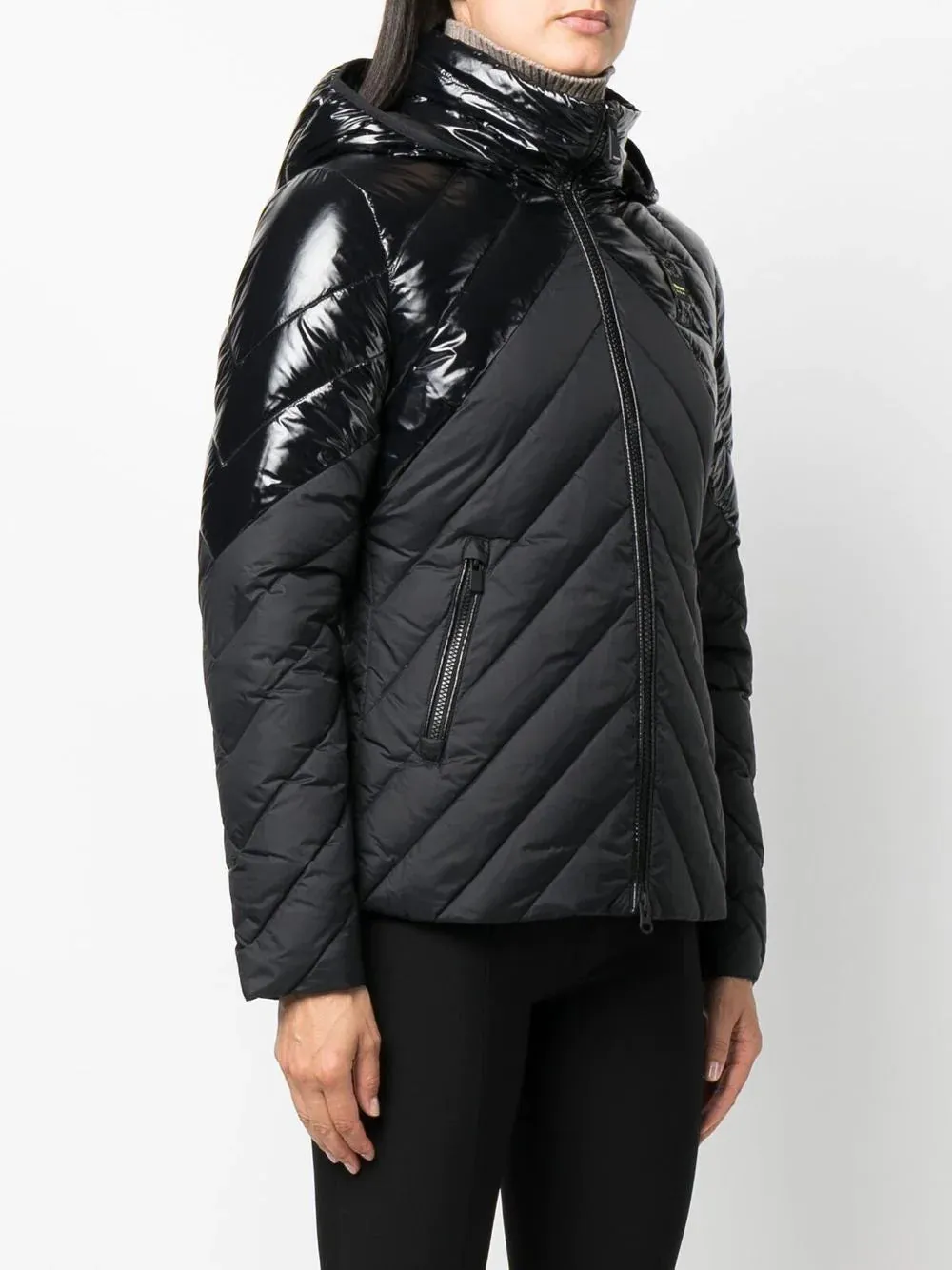 Down jacket with shiny effect Blauer Black