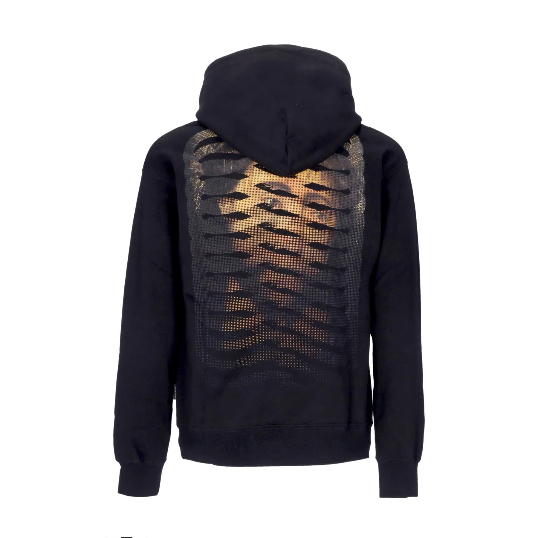 Men's Black Ribs God Hoodie
