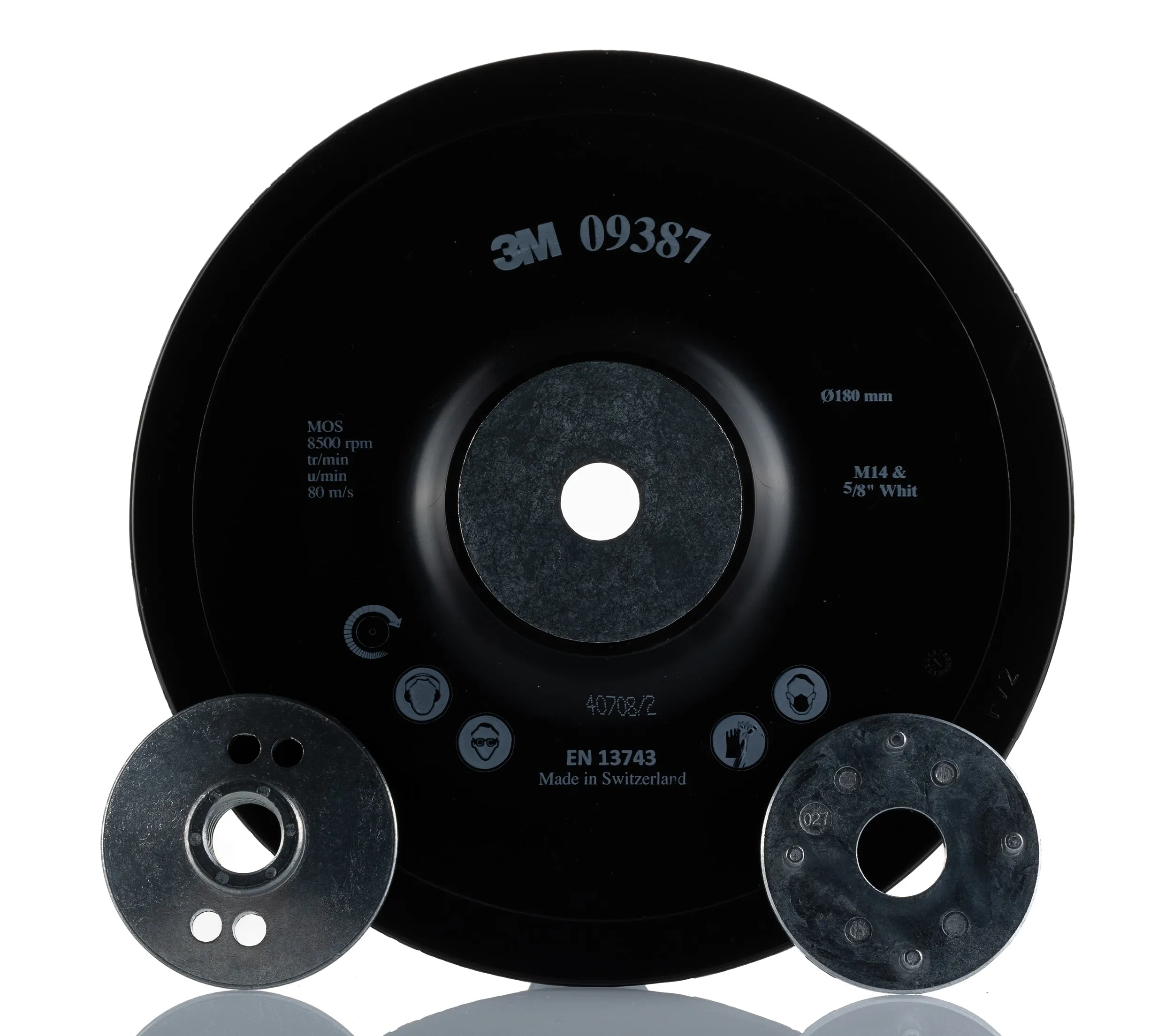 Platorello posteriore 3M per disco da 180mm
