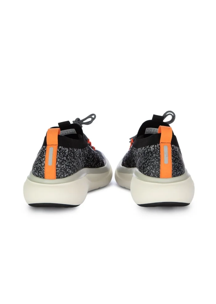 SNEAKERS NERO ARANCIONE JUPITER KNIT SUN68