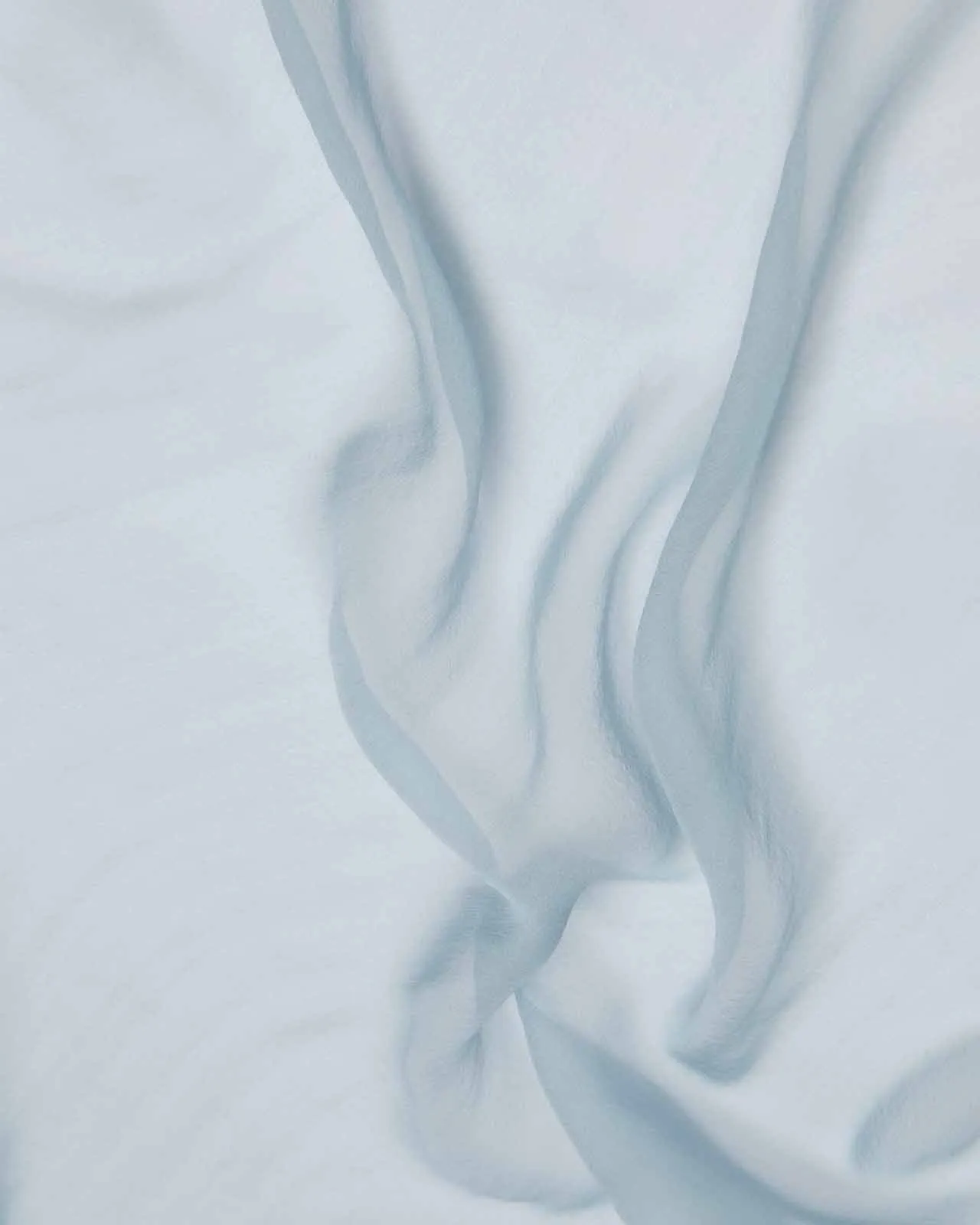 Rivera Light Blue Silk Wrap