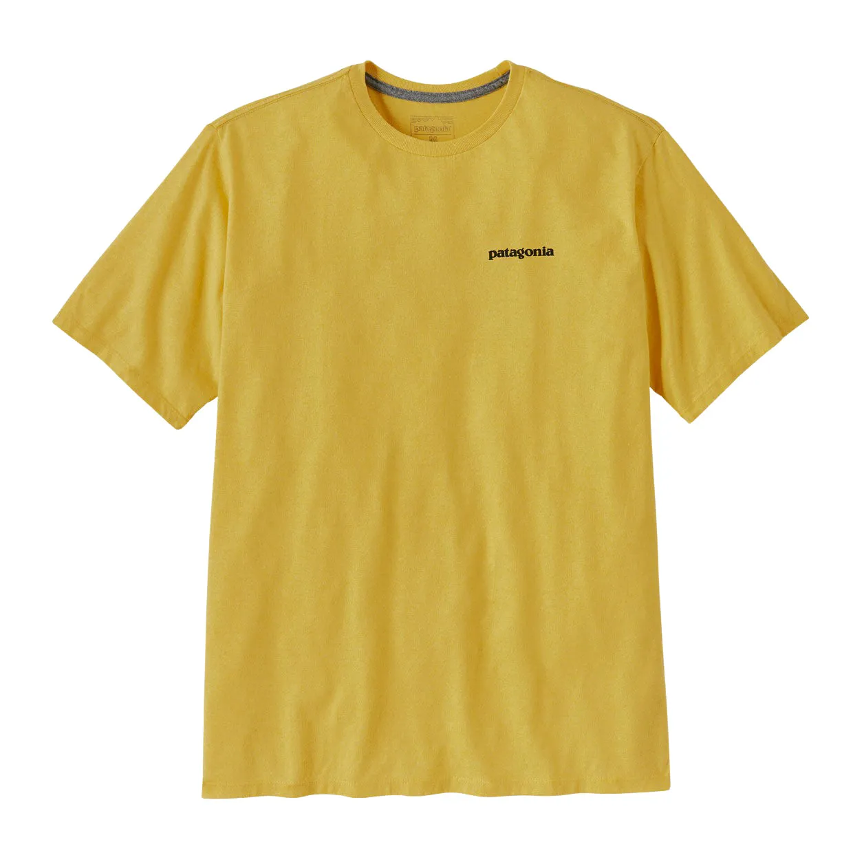 Men's Patagonia P-6 Logo Responsibili-Tee Yellow T-shirt