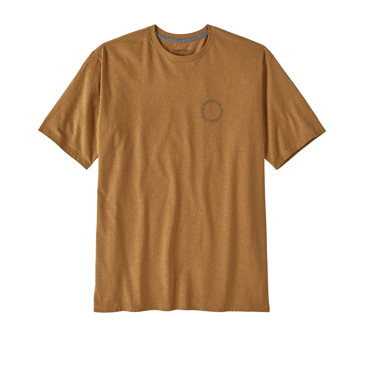 Men's Patagonia Spoke Stencil Caramel T-shirt